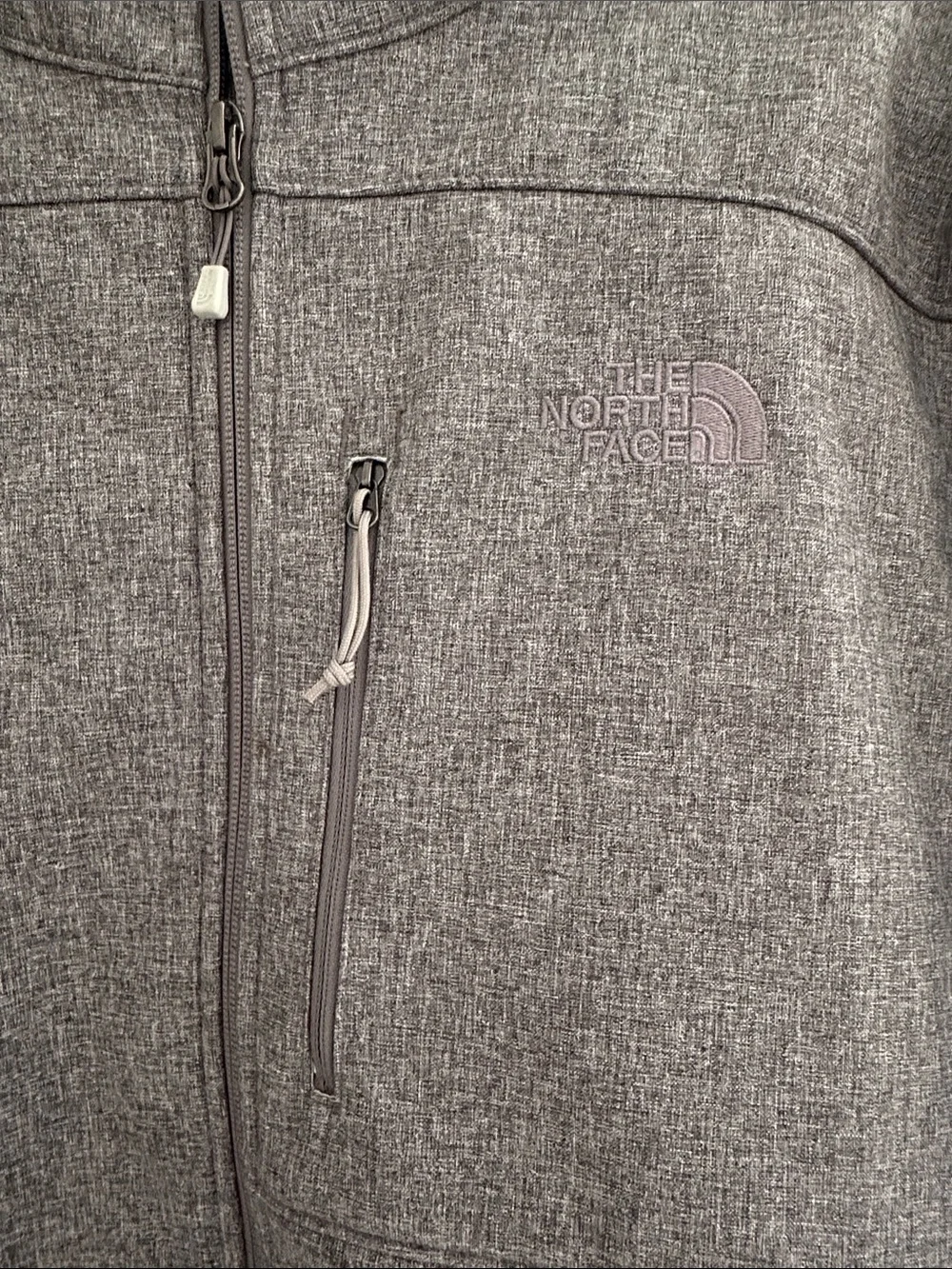 The North Face Gray Full-Zip Jacket - Men’s Large